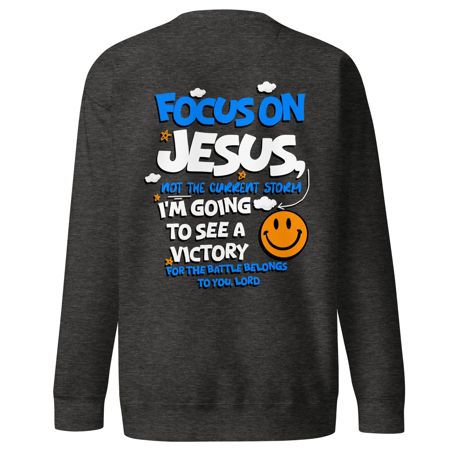 FOCUS ON JESUS I UNISEX PREMIUM SWEATSHIRT