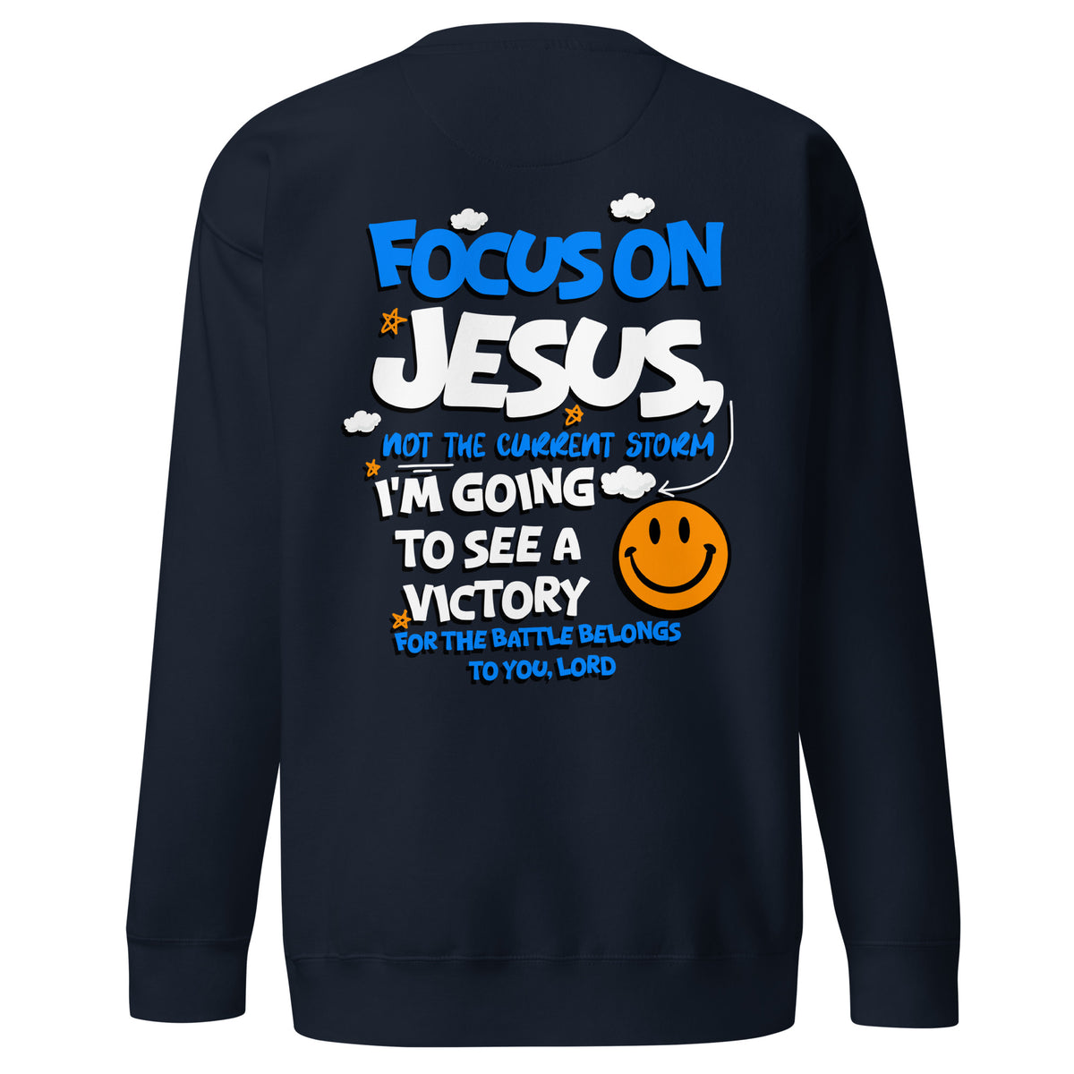 FOCUS ON JESUS I UNISEX PREMIUM SWEATSHIRT