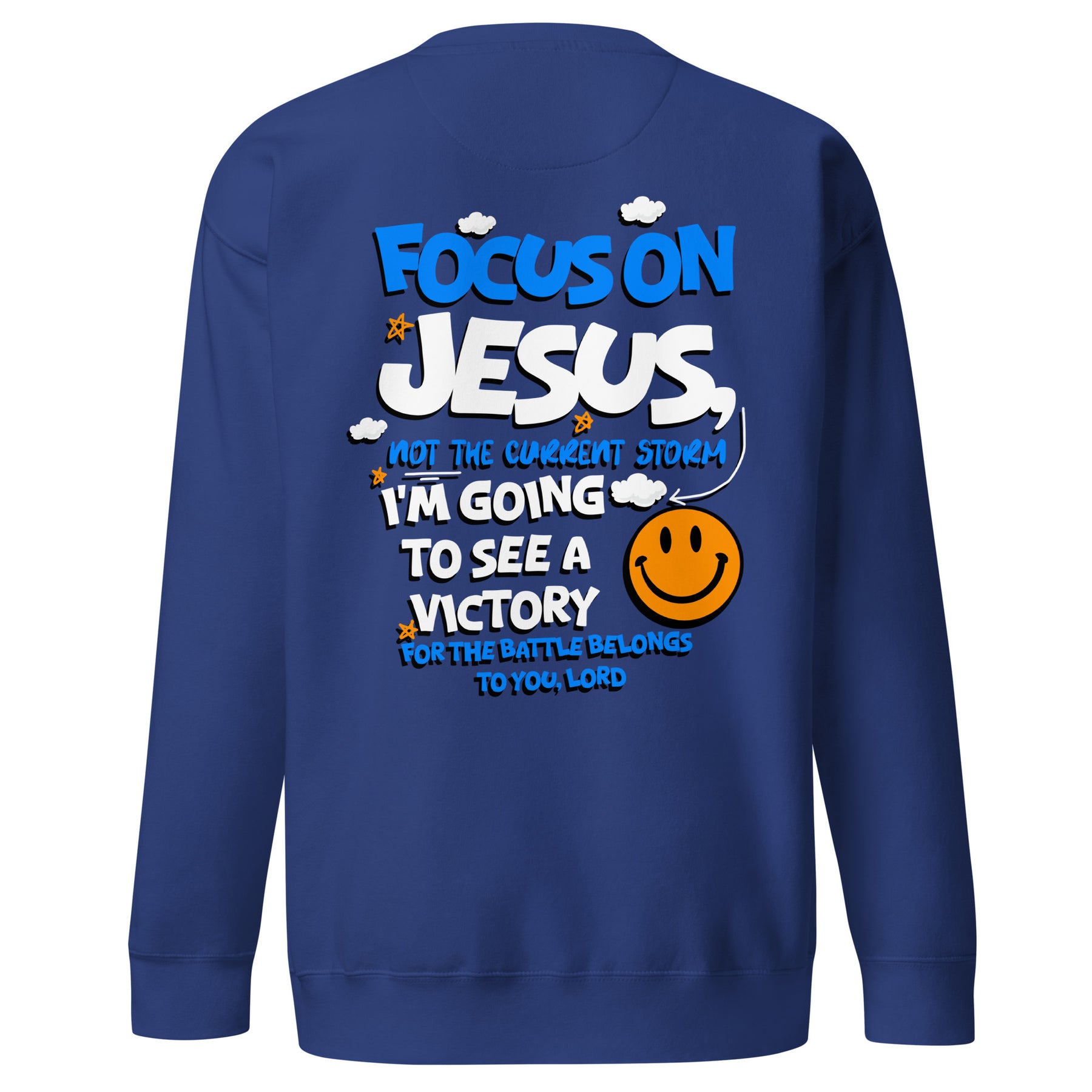 FOCUS ON JESUS I UNISEX PREMIUM SWEATSHIRT