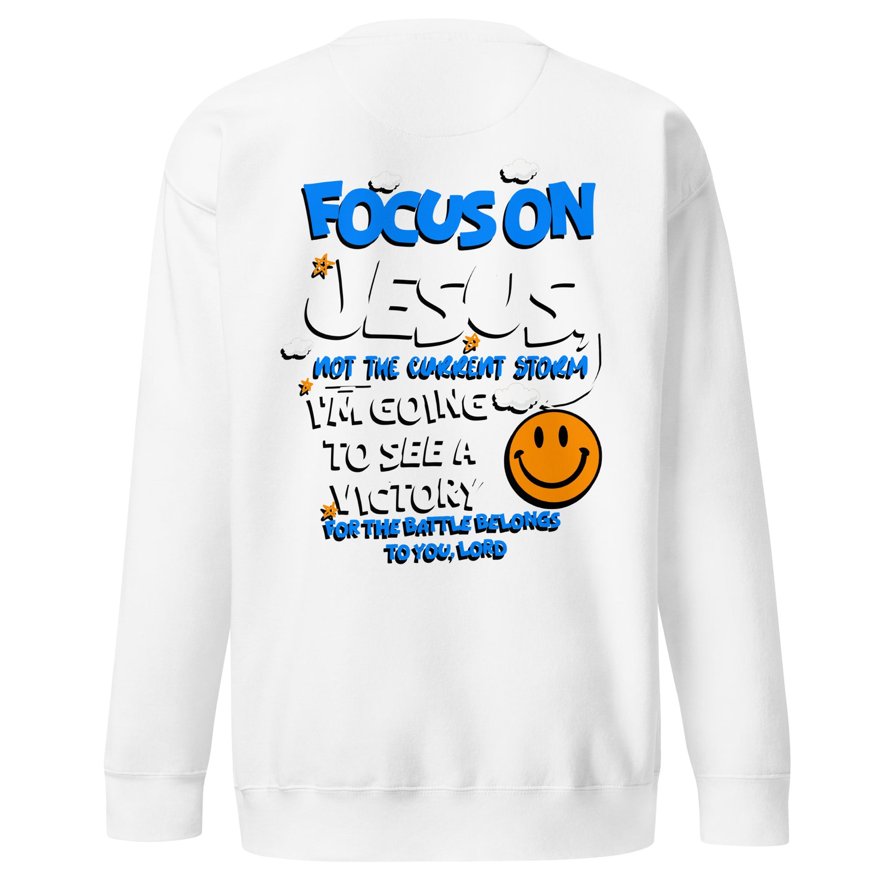 FOCUS ON JESUS I UNISEX PREMIUM SWEATSHIRT