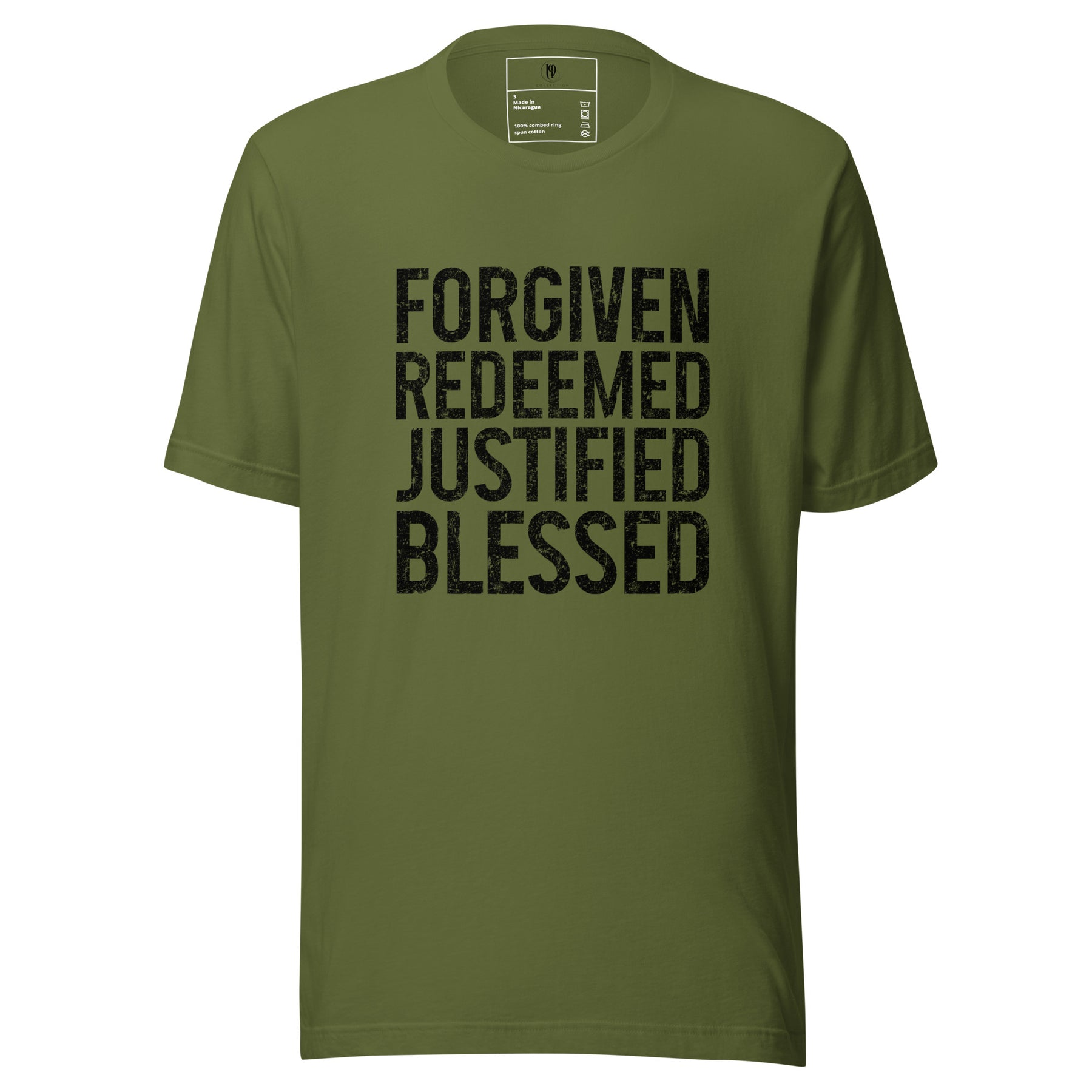 Forgiven Redeemed Justified Blessed I Unisex T-Shirt