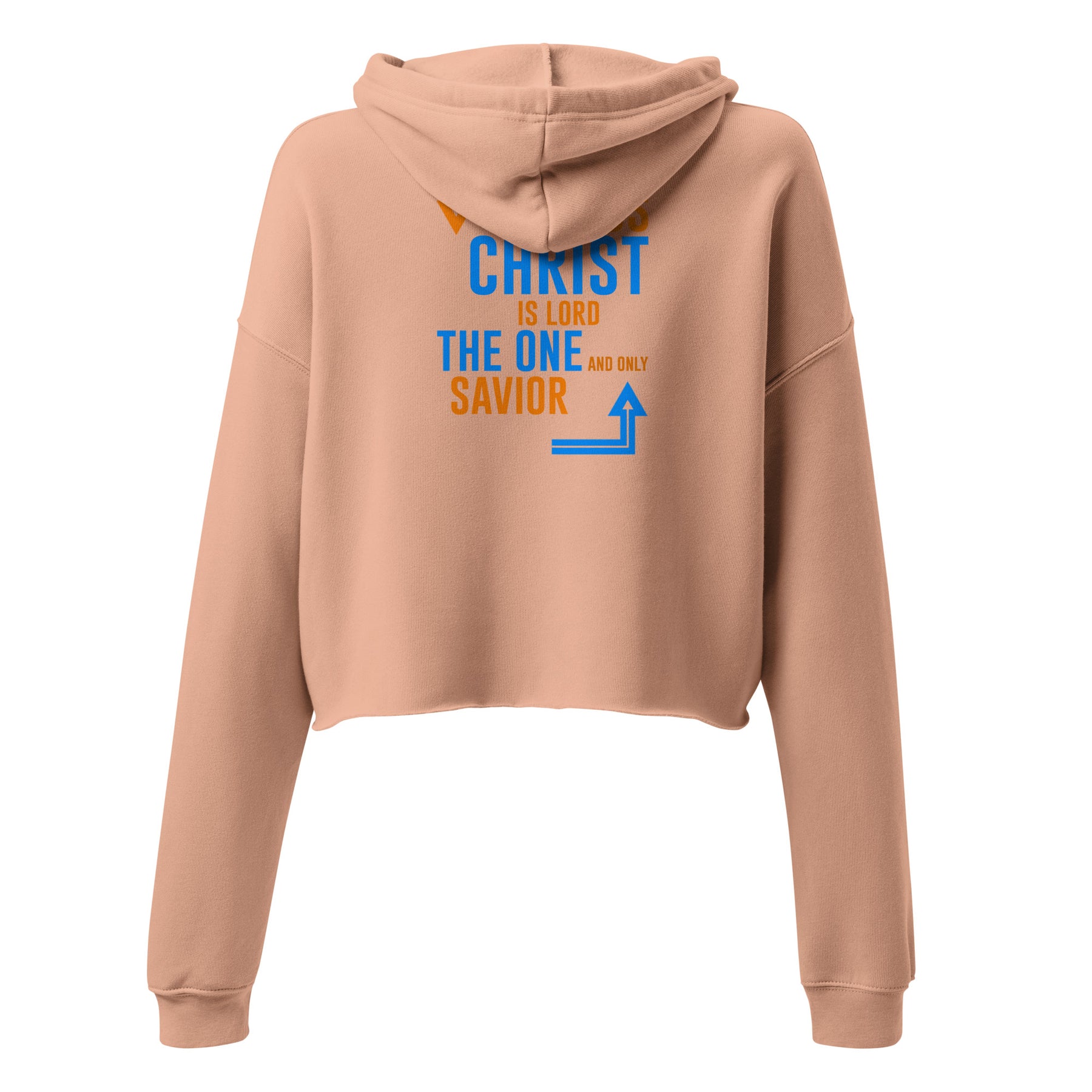 JESUS CHRIST IS LORD I PREMIUM WOMEN'S CROP HOODIE