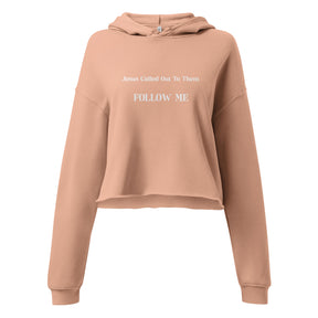 FOLLOW ME I PREMIUM WOMEN'S CROP HOODIE