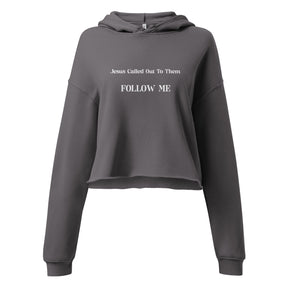 FOLLOW ME I PREMIUM WOMEN'S CROP HOODIE